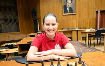 12-year-old Gabriela Harutyunyan aims for the European chess champion’s title