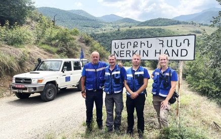 EU Mission carries out patrol in Nerkin Hand