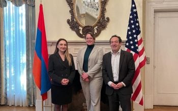 Ambassador Lilit Makunts met with Jonathan Katz, they discussed Armenia’s democratic reform agenda and potential opportunities for further cooperation