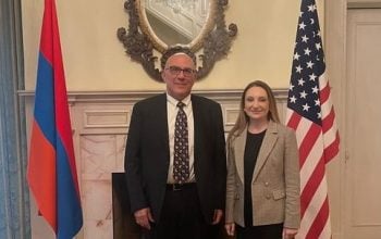 Ambassador Lilit Makunts met with Bruce M. Boghosian, President of the AUA