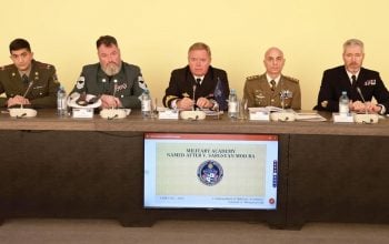 The Armenian side presented to the NATO delegation the ongoing defence reforms implemented in Armenia