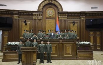 Cadets of Vazgen Sargsyan Military Academy of RA Ministry of Defense visit RA National Assembly