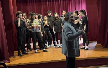 Renowned director Vladimir Baycher teaches at Yerevan State Theatre and Film Institute