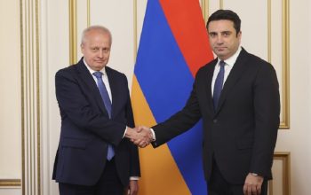 Alen Simonyan and Sergei Kopyrkin Discussed Valentina Matvienko’s Upcoming Visit to Armenia