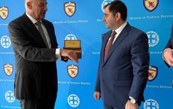 During the meeting, the sides discussed issues related to Armenia–Greece cooperation in the defence sector