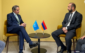The interlocutors discussed issues of cooperation between Armenia and the IAEA, including ongoing activities for the safe use of nuclear energy and the effective utilization of opportunities provided by the development of nuclear science and technologies