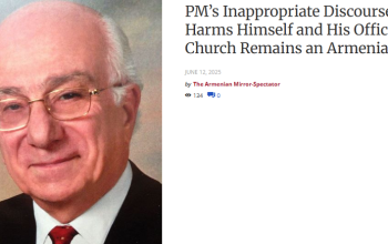 PM’s Inappropriate Discourse Harms Himself and His Office While Church Remains an Armenian Pillar