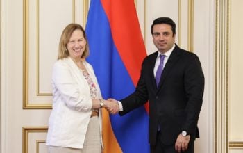 RA NA President meets with the U.S. Ambassador to Armenia Kristina Kvien