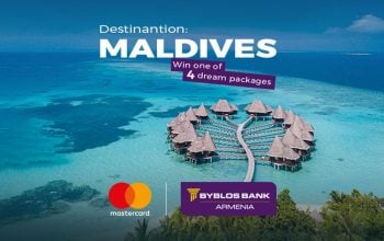 Maldives, Macbooks and iPhones: Exclusive campaign specially for Byblos Bank Armenia’s Mastercard cardholders