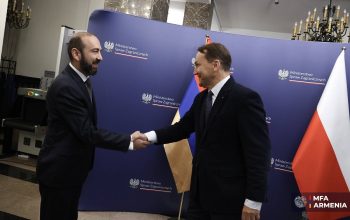 Ararat Mirzoyan and Radosław Sikorski exchanged views on ongoing processes within the EU, as well as issues related to Armenia’s European integration