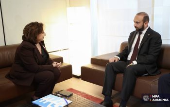 Ararat Mirzoyan and Sima Bahous discussed the participation of women in peacebuilding processes