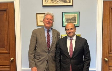 Pallone Discusses U.S.-Armenia Cooperation with Ambassador Mkrtchyan