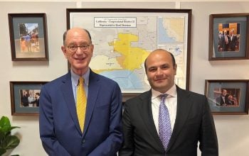 Ambassador Narek Mkrtchyan Meets with Congressman Brad Sherman to Discuss Armenia–U.S. Relations