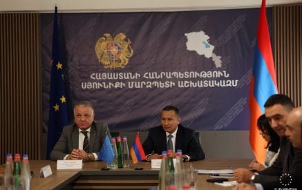 Ambassadors and Governor Robert Ghukasyan Discuss Regional Development within the Resilient Syunik Team Europe Initiative in Kapan