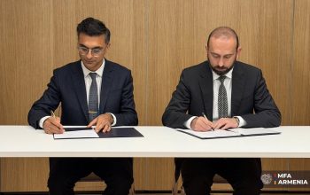 Ararat Mirzoyan and Nishant Lalwani signed a Memorandum of Understanding