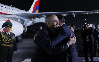 The Prime Minister arrives in Tajikistan