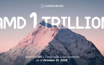 Ameriabank’s Corporate Loan Portfolio Surpasses AMD 1 Trillion