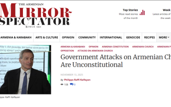 Government Attacks on Armenian Church Are Unconstitutional