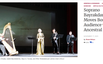 Soprano Bayrakdarian Moves Boston Audience with Ancestral Hymns