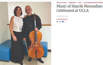 Music of Hayrik Mouradian Celebrated at UCLA