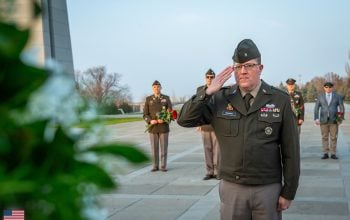 U.S. EUCOM Delegation Pays Tribute at Tsitsernakaberd