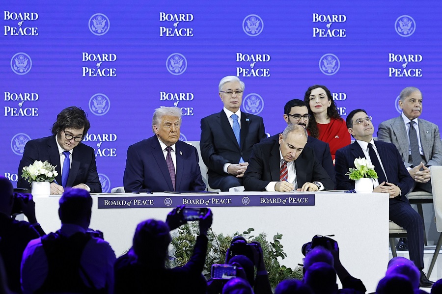 Prime Minister Pashinyan participates in the signing ceremony of the Charter of the “Board of Peace” in Davos