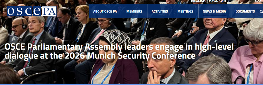 OSCE Parliamentary Assembly leaders engage in high-level dialogue at the 2026 Munich Security Conference