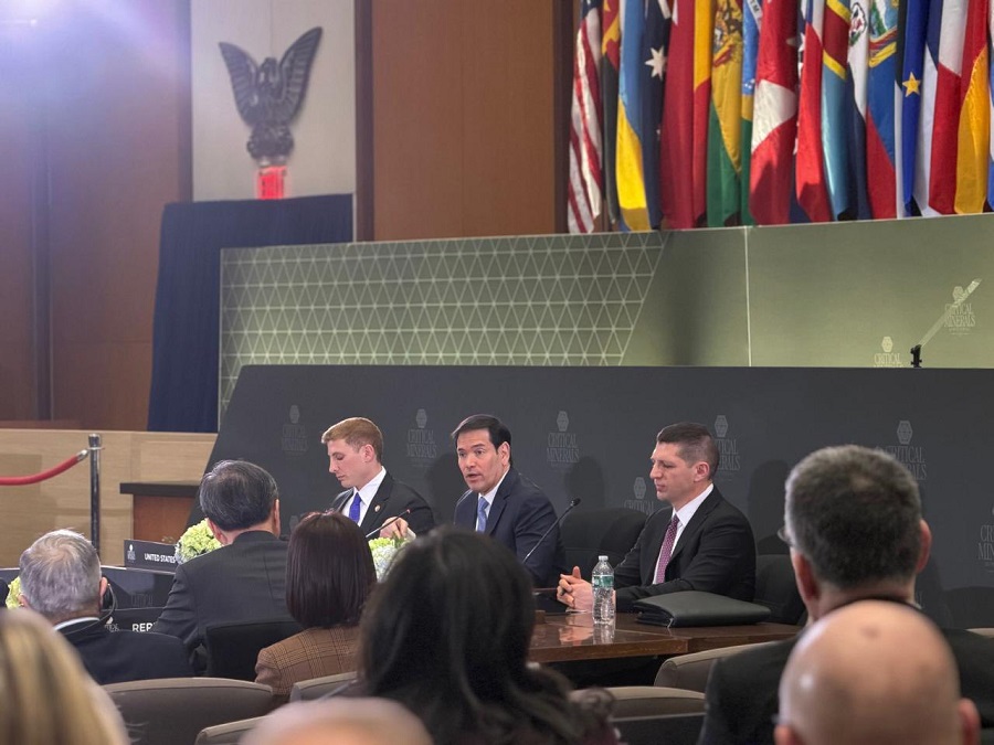 Ambassador Narek Mkrtchyan attended Critical Minerals Ministerial at the U.S. Department of State, hosted by U.S. Secretary of State Marco Rubio
