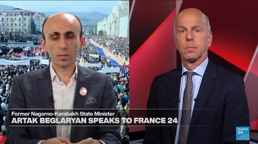 “Aliyev is a Nazi Leader”: Artak Beglaryan Accuses Azerbaijani Regime of Genocide in an Exclusive France 24 Interview
