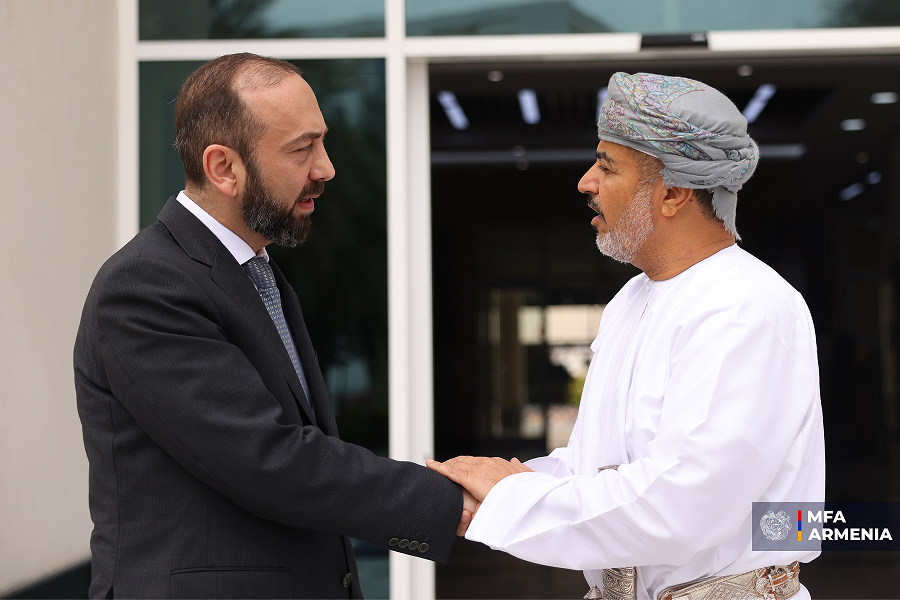 Ararat Mirzoyan and  Said bin Hamoud Al Maawali further exchanged views on information technologies, digitalization, innovative education, and opportunities for sharing best practices in the field of artificial intelligence
