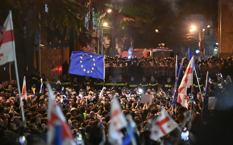 Georgian authorities put longstanding partnership with EU ‘at very serious risk’, Kallas and Kos say