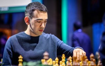 Armenian GM Haik Martirosyan Takes Sole Lead at 19th Agzamov Memorial International Chess Tournament