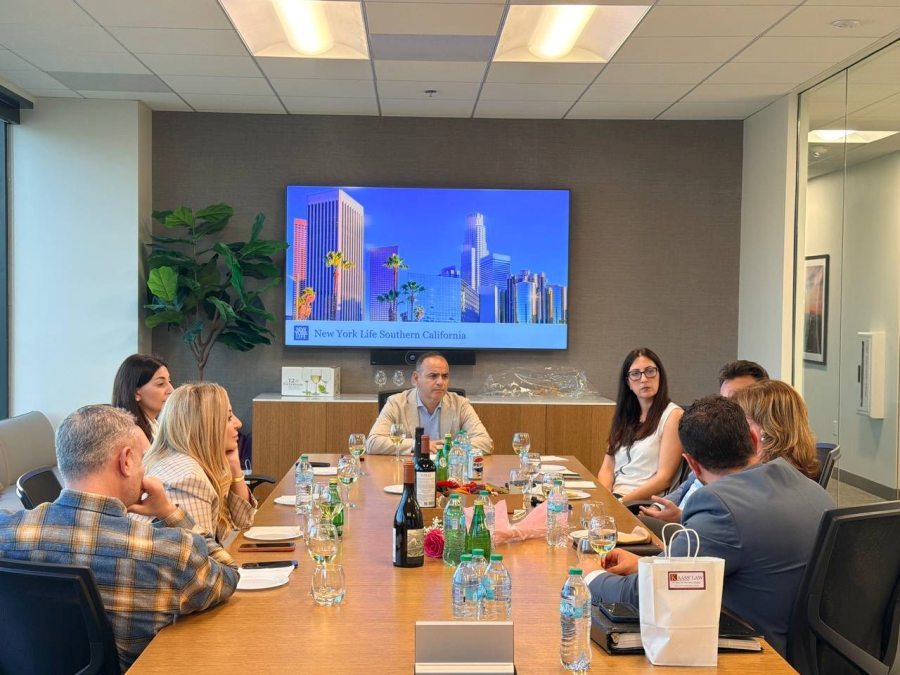 Zareh Sinanyan Discusses Healthcare Cooperation With Armenian American Medical Society in Glendale