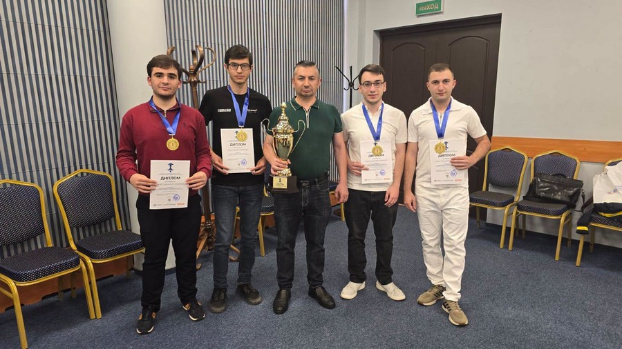 Armenia’s student national team takes first place at the International University Student Team Chess Tournament held in Moscow