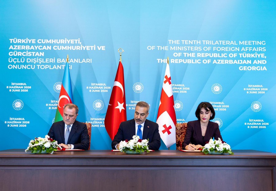 The foreign ministers of Türkiye, Azerbaijan and Georgia signed the Istanbul Declaration