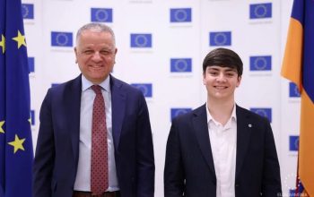 Gyumri Teen wins essay competition and spends a day with the EU Ambassador