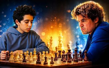 14-year-old Tyhran Ambartsumian defeated Magnus Carlsen in the Titled Tuesday online tournament