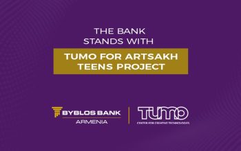 Byblos Bank Armenia stands with the “TUMO for Artsakh Youth” program