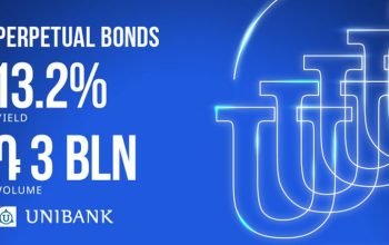 Unibank has issued perpetual bonds with an annual coupon yield of 13.2%