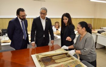 “I Am Deeply Grateful for Your Efforts to Preserve These Valuable Manuscripts”: Khaled El-Enany Makes Entry in Matenadaran’s Guestbook